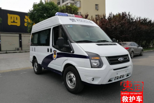 福特新世代V348短軸中頂柴油囚車